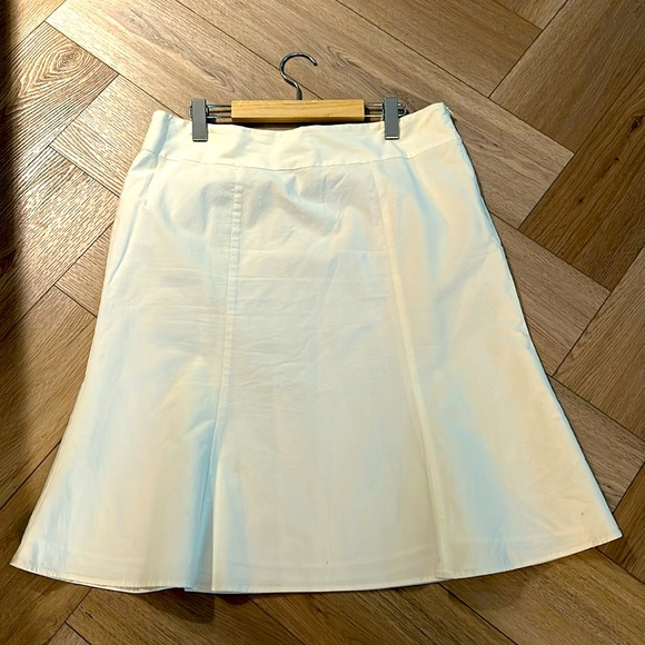 Gap white cotton Aline skirt size 12 🟢 - Picture 1 of 5